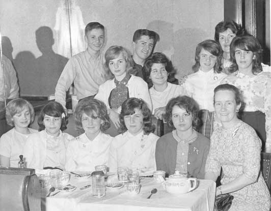 1961 St Joseph's Village graduates pose while on their Washington DC trip.