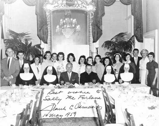First graduating class of St. Joseph's Village during their trip to Washington, DC