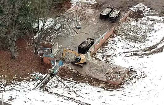 Demolition of St. Joseph's Village